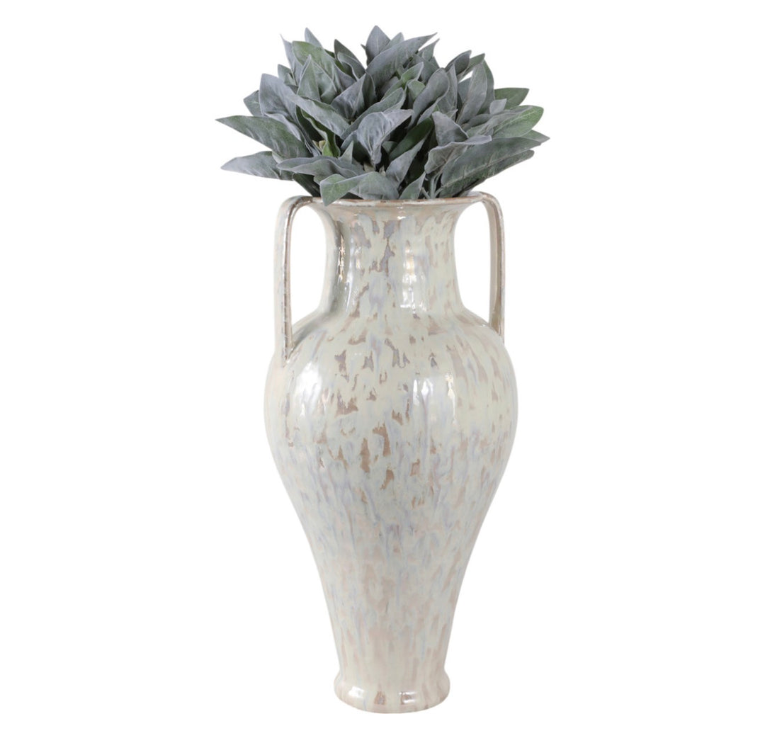 Luma Drift Handled Ceramic Vase
