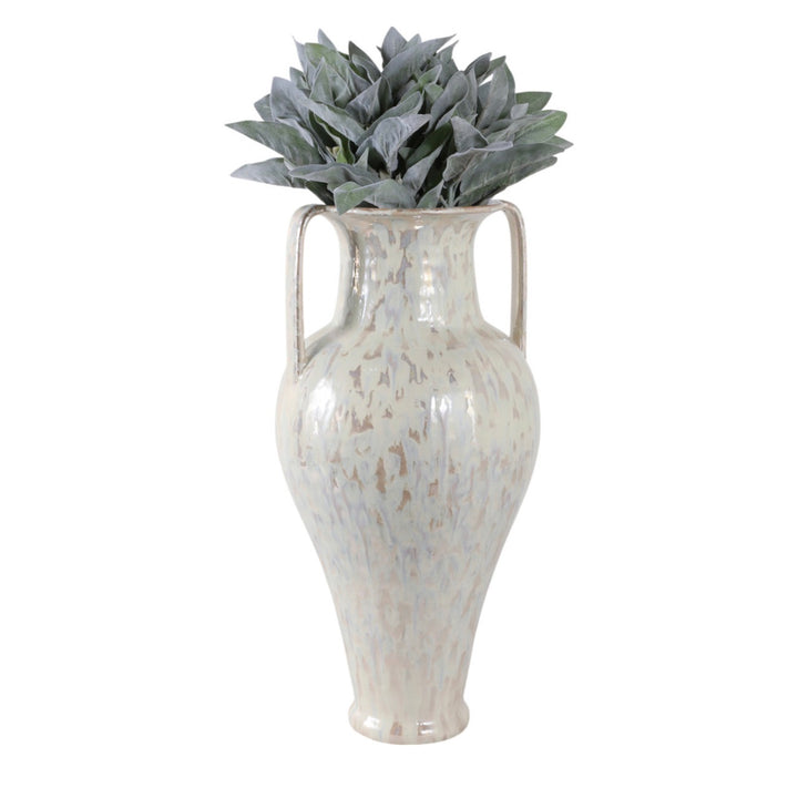 Luma Drift Handled Ceramic Vase