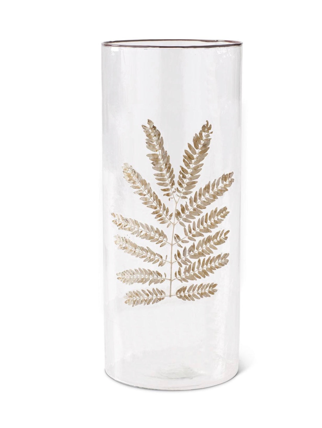 Golden Fern Glass Hurricanes