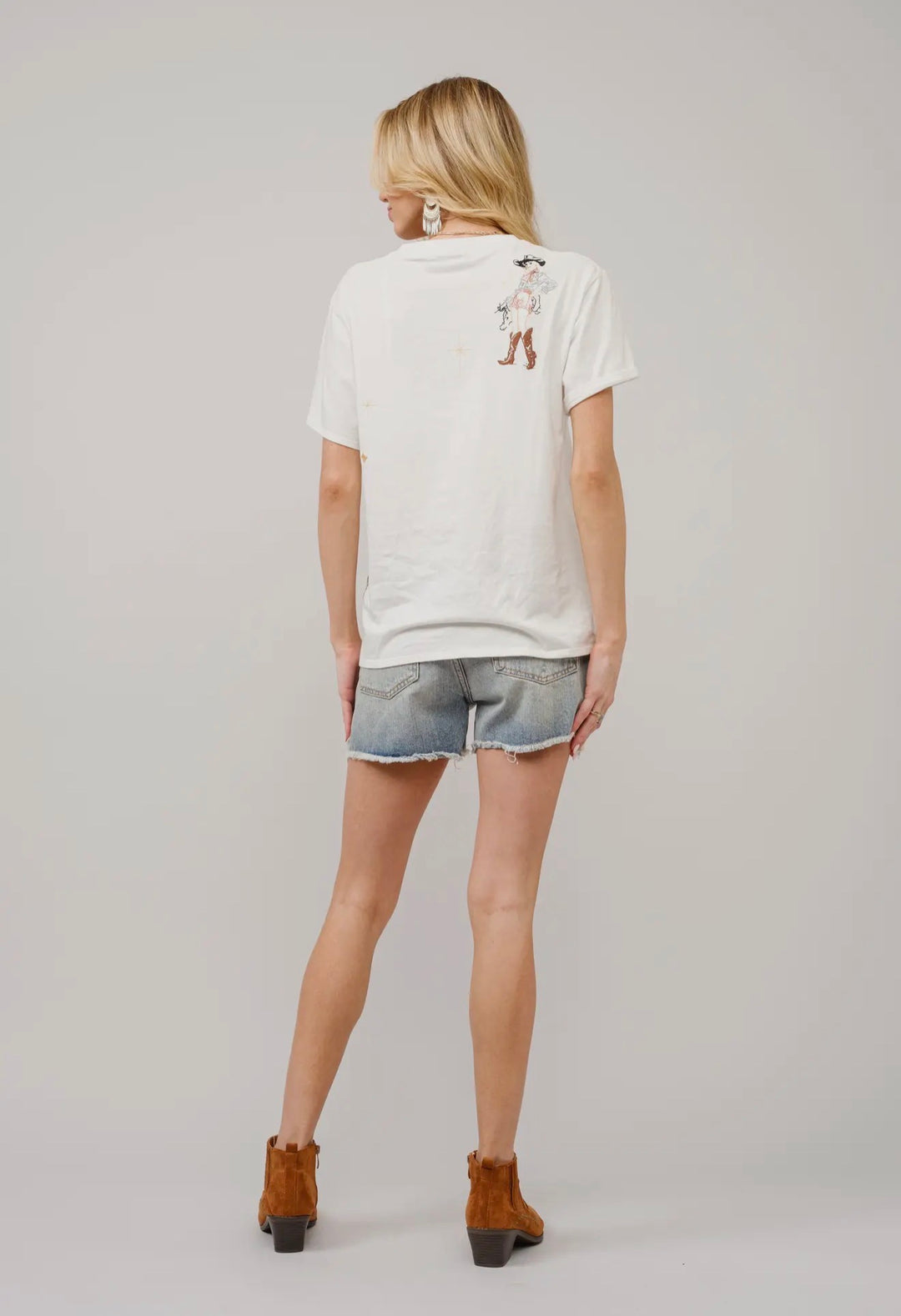 Embroidered Cowgirls Tee