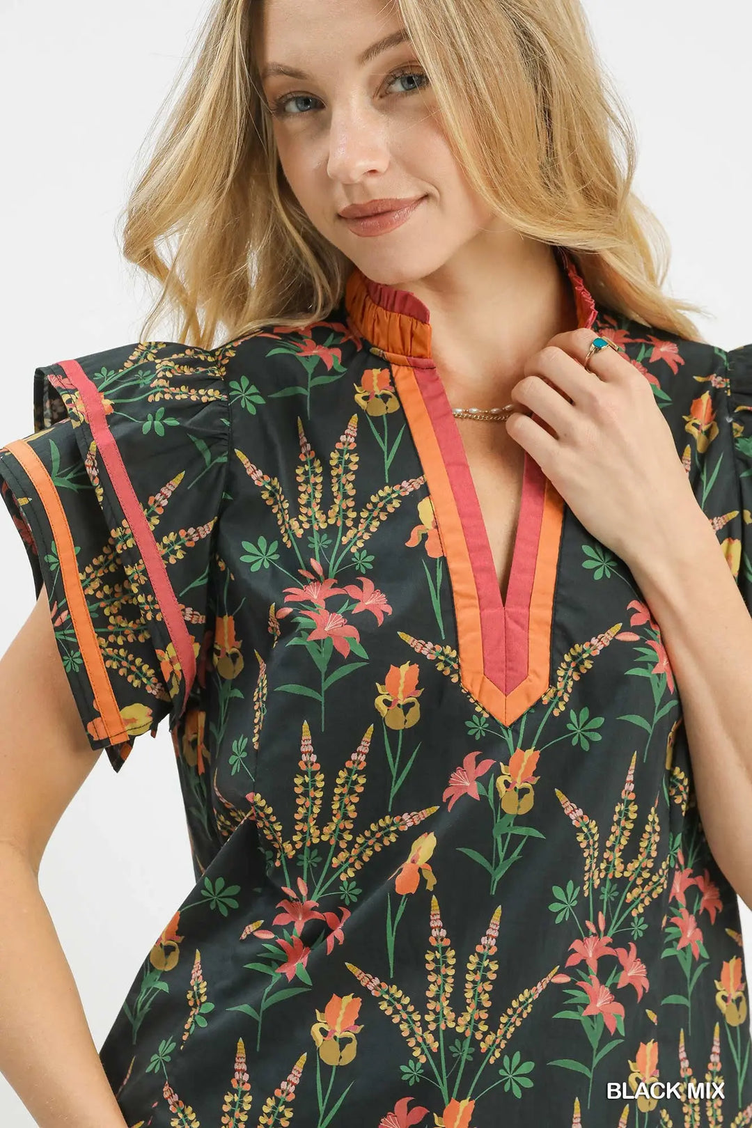 Midnight Wildflower Blouse