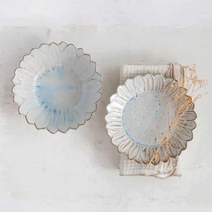 Petal Bloom Reactive Glaze Plate