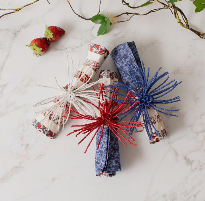 Beaded Burst Napkin Ring
