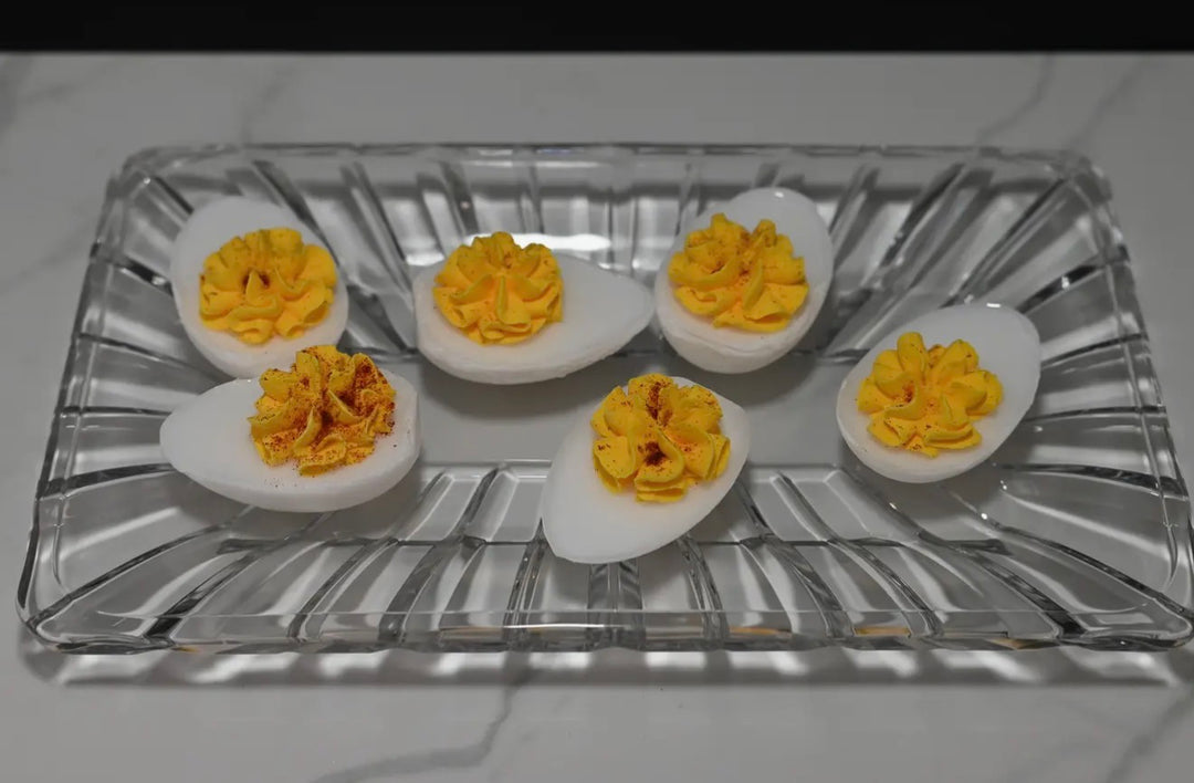 Classic Faux Deviled Eggs – Set of 6