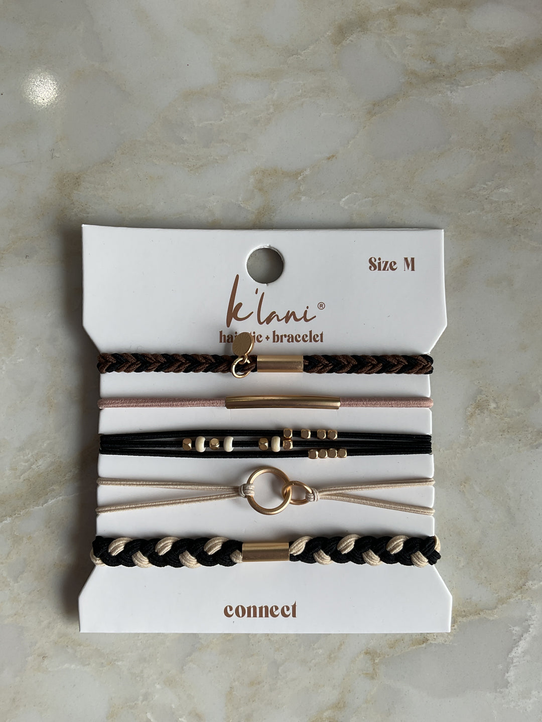 Hair Tie Bracelet Set