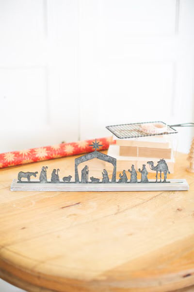 Bethlehem Metal Nativity