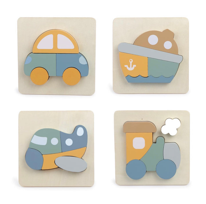 Wooden Vehicle Chunky Puzzle