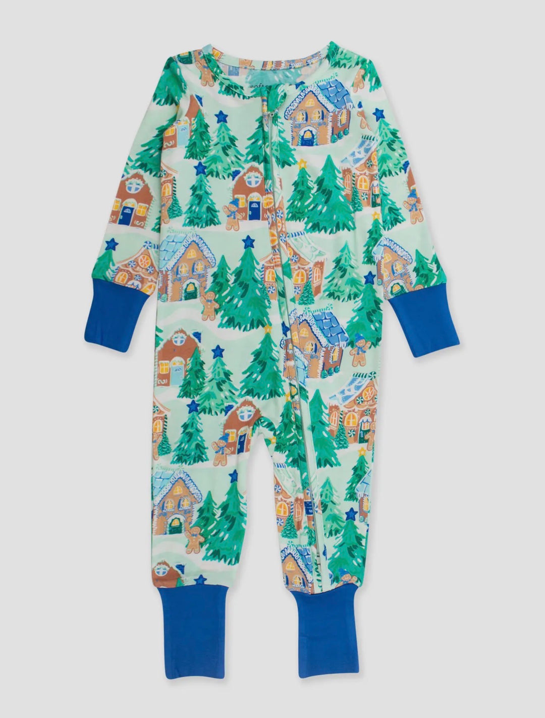 Gingerbread Village Convertible Onesie
