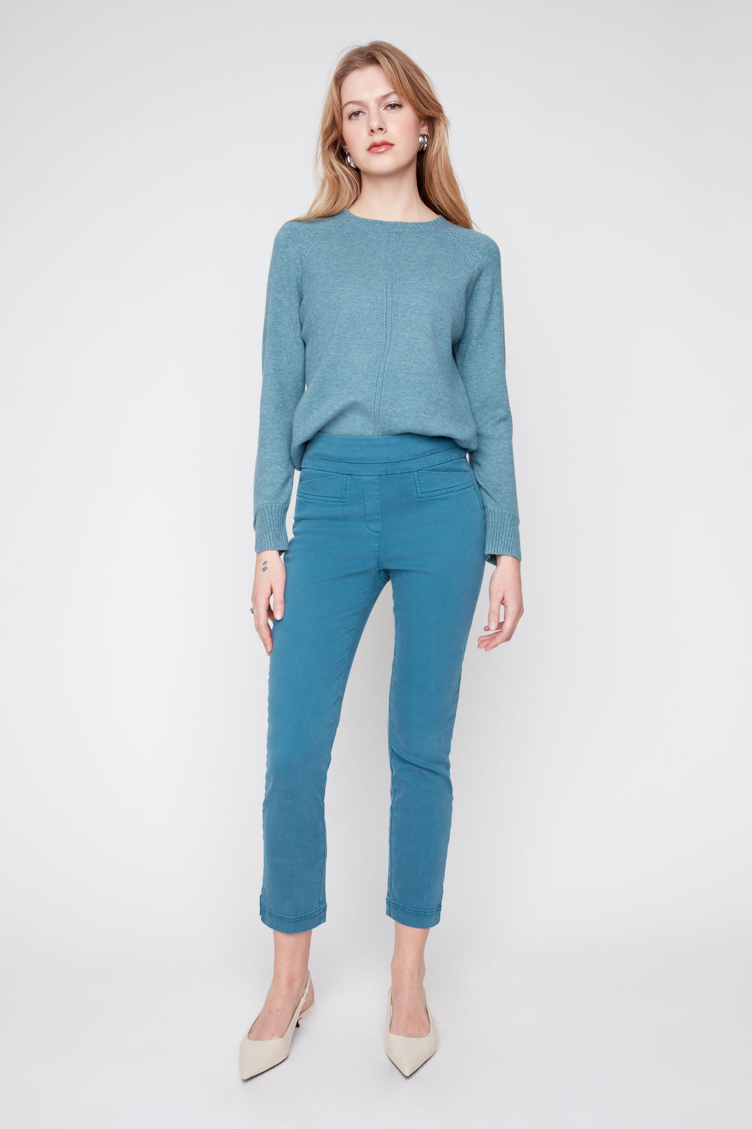 The Harbor Blue Pull-On Pants