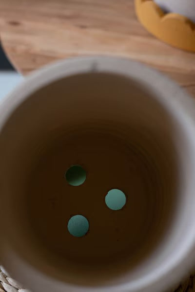 Terracotta Planter with Scalloped Base