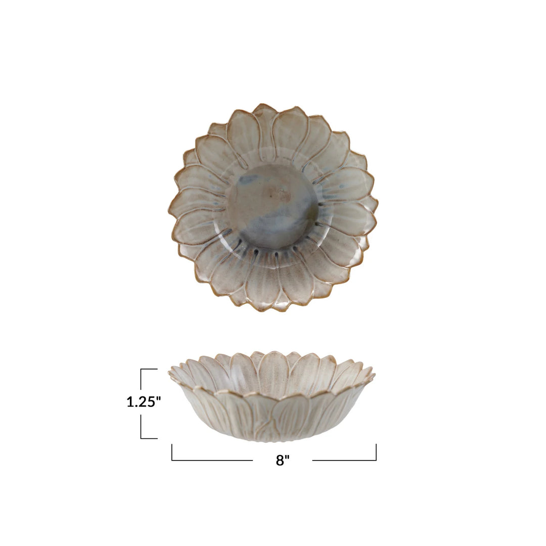 Petal Bloom Reactive Glaze Bowl