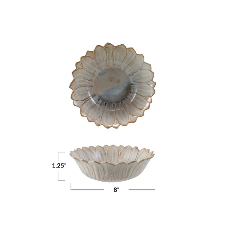 Petal Bloom Reactive Glaze Bowl