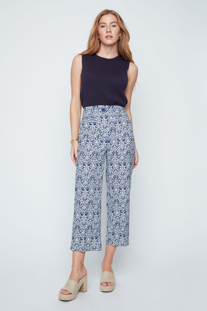 Harbor Garden Printed Crop Pant