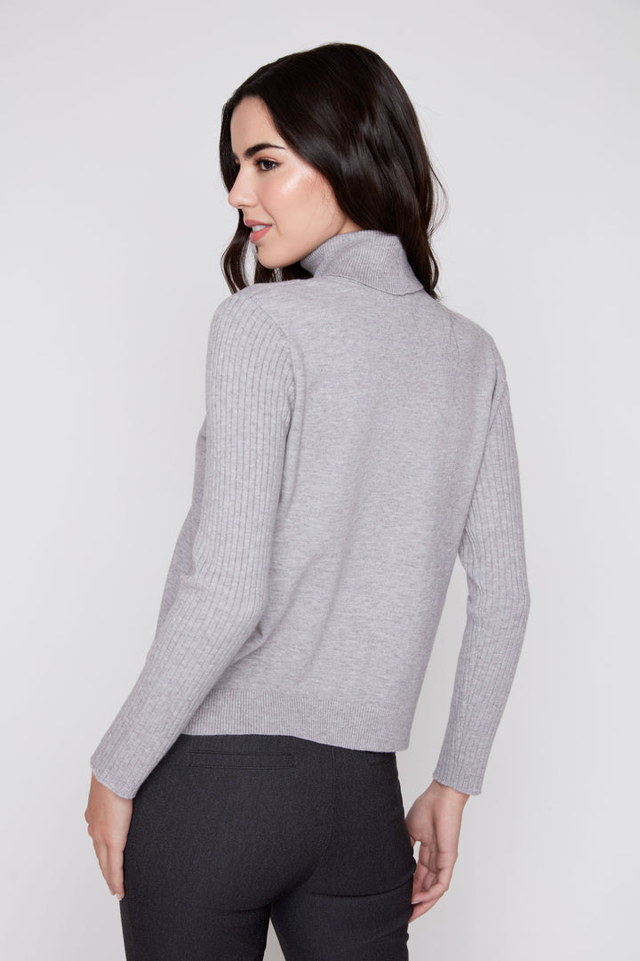 Silver Lining Turtleneck Sweater