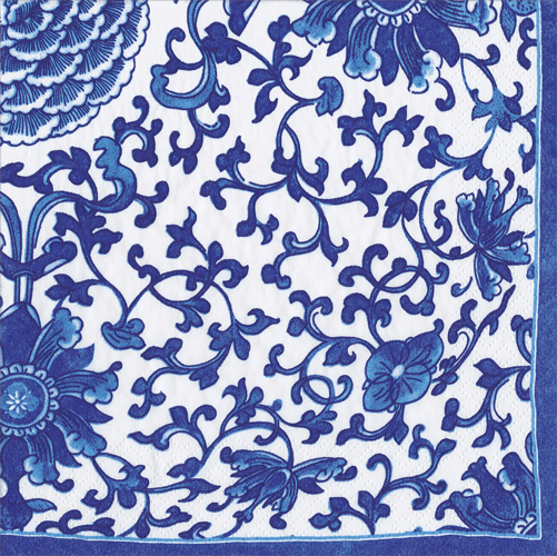 Caspari Gilded Scroll Guest Napkins
