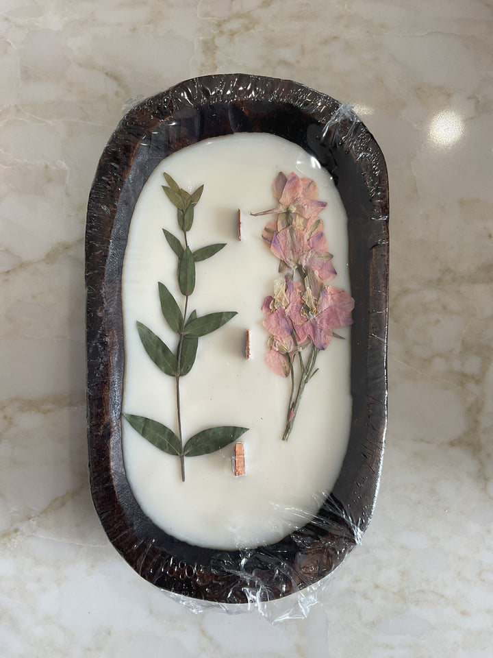 Dough Bowl Hand Poured Candle - Small