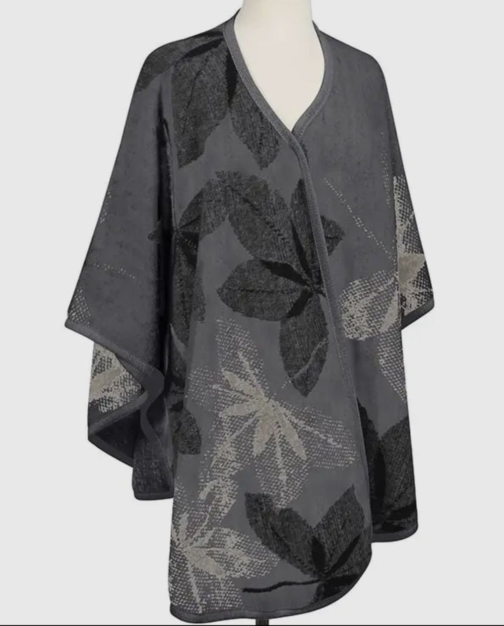 Floral Sweater Ruana