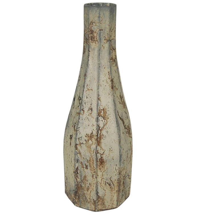 Gold Burnt Glass Vase