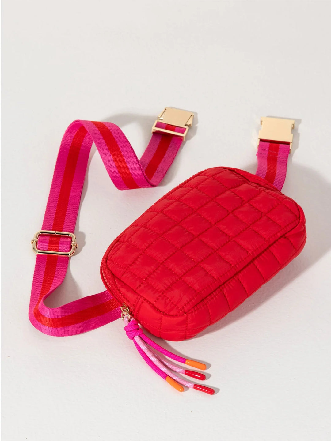 Ezra Belt Bag in Red