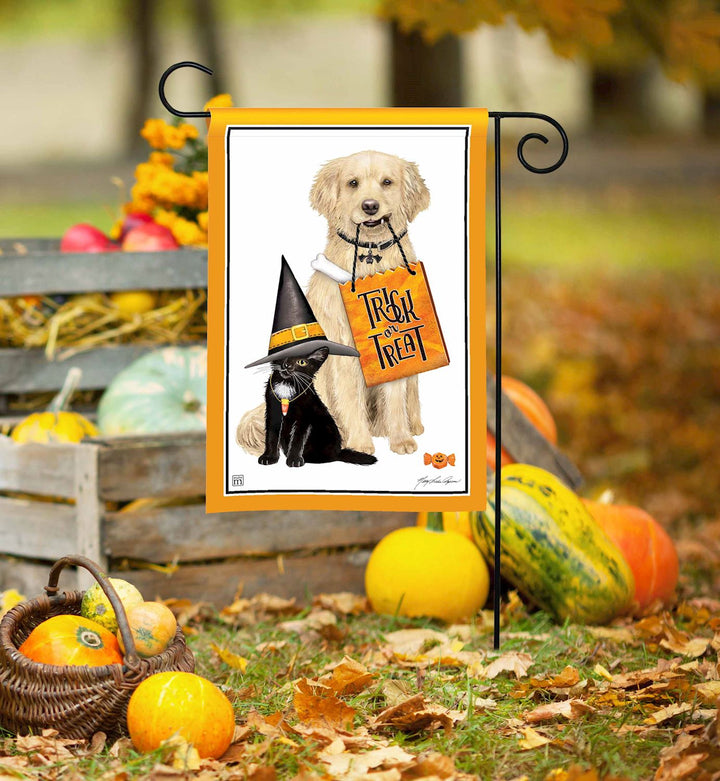 Trick or Treat Pals Garden Flag