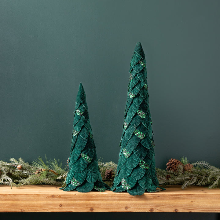 Velvet Deep Green Trees