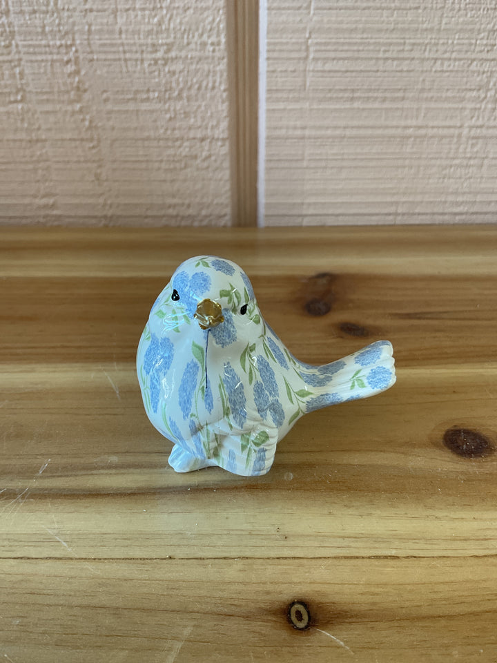 Blue Hydrangea Bird