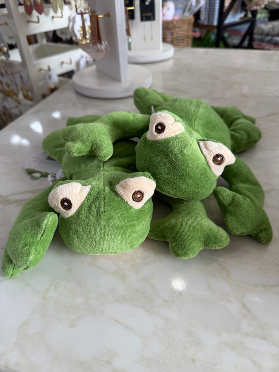 Hoppy Days Plush Frog