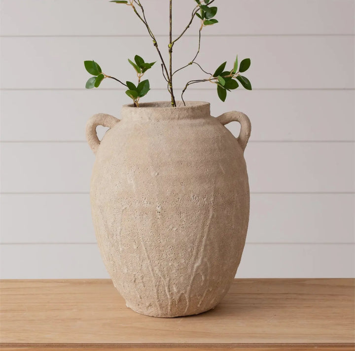 Sandstone Haven Ceramic Vase
