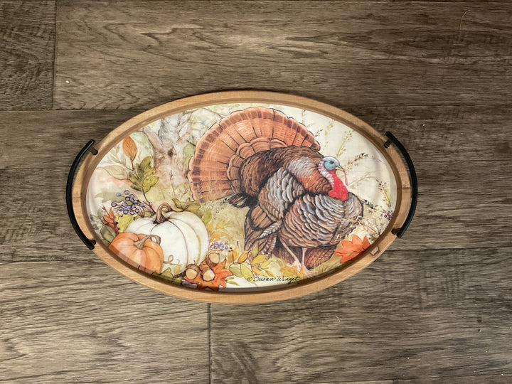 Turkey and Pumpkin Trays