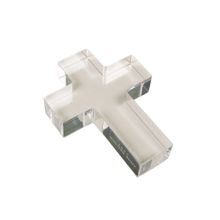 Faith Cross Acrylic Weight