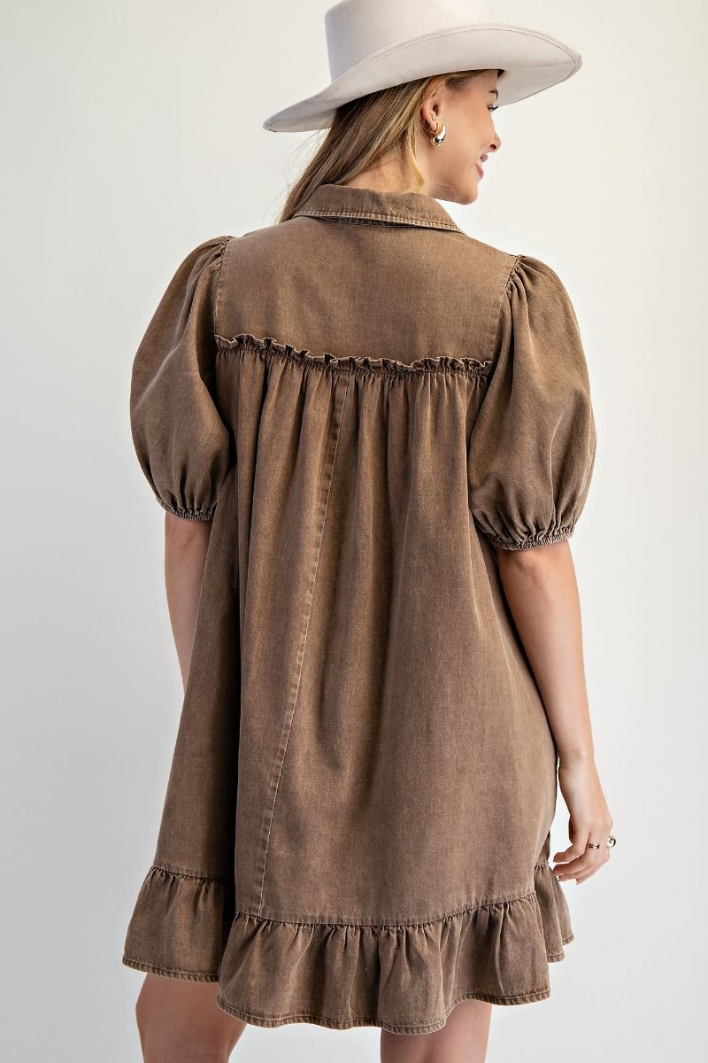 Prairie Belle Denim Dress