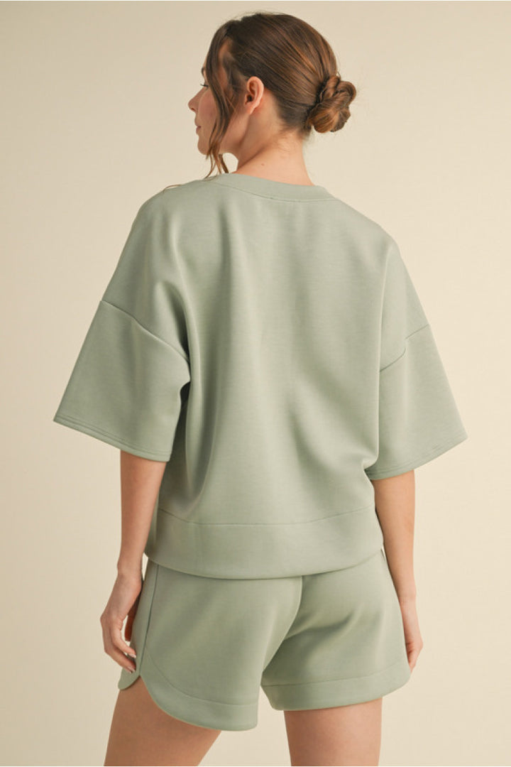 Sage Lounge Short Set