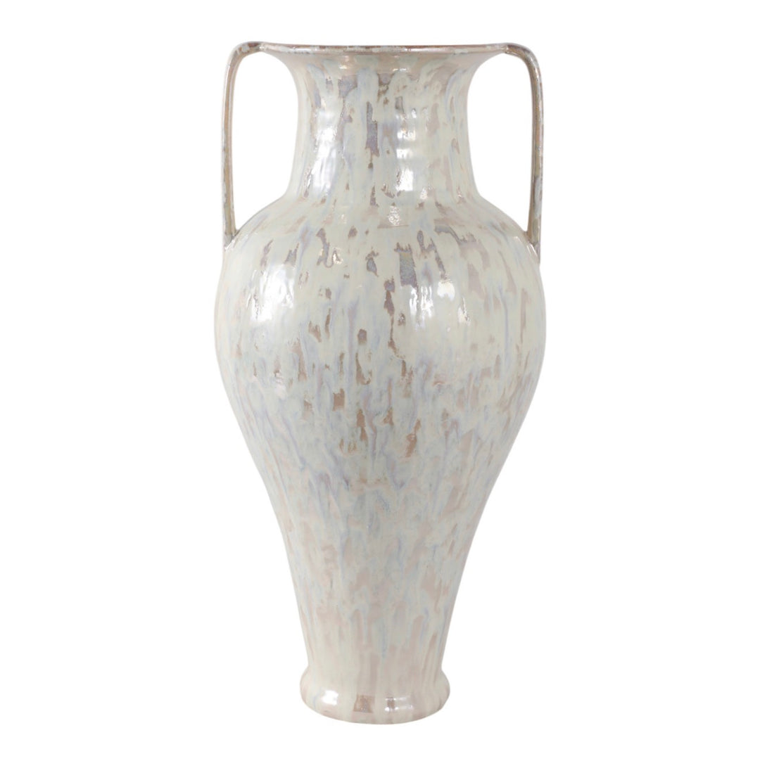 Luma Drift Handled Ceramic Vase
