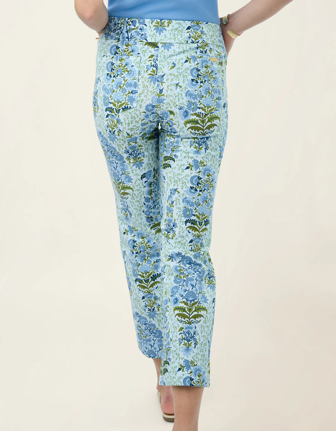 Maren Kick Flare Pants – Flagler Floral Blue