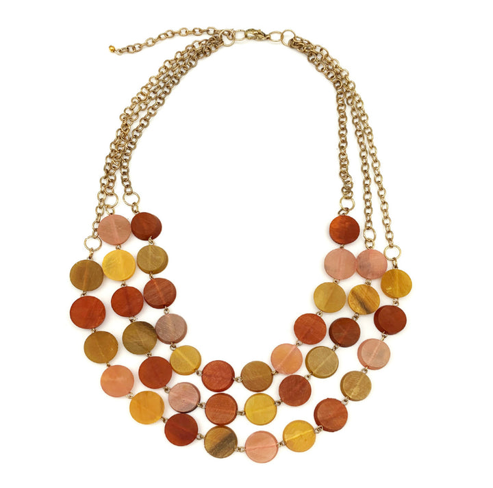 Omala Disc Statement Necklace