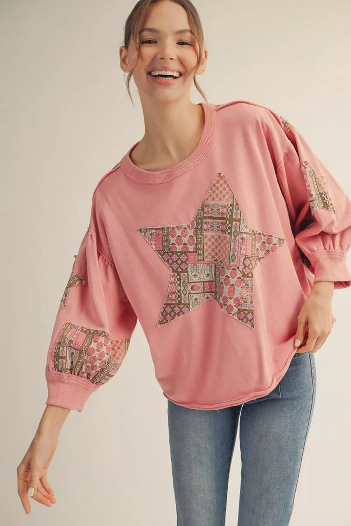 Patchwork Star Pullover