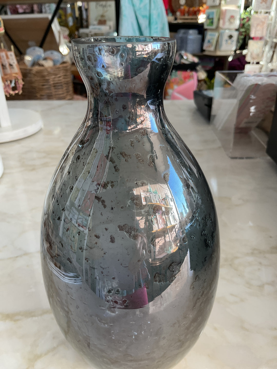 Smoked Glass Vase