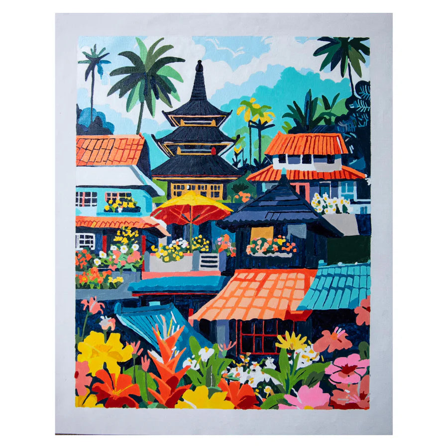 Flower Market Paint-by-Numbers Kit