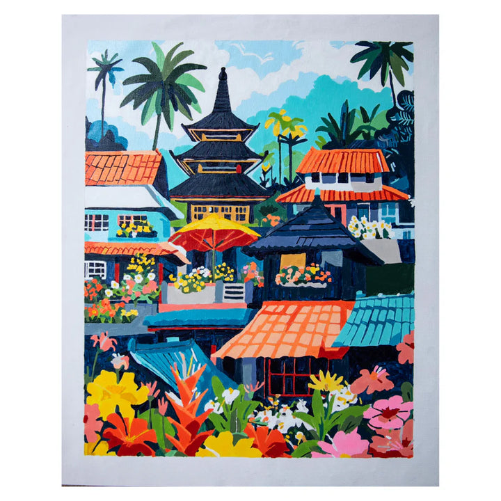 Flower Market Paint-by-Numbers Kit