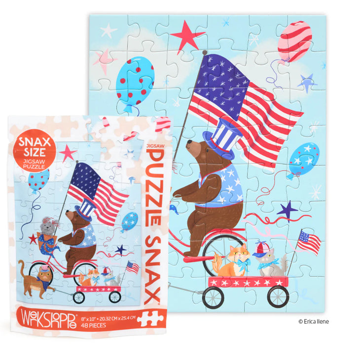 Snax Size Patriotic Parade Puzzle