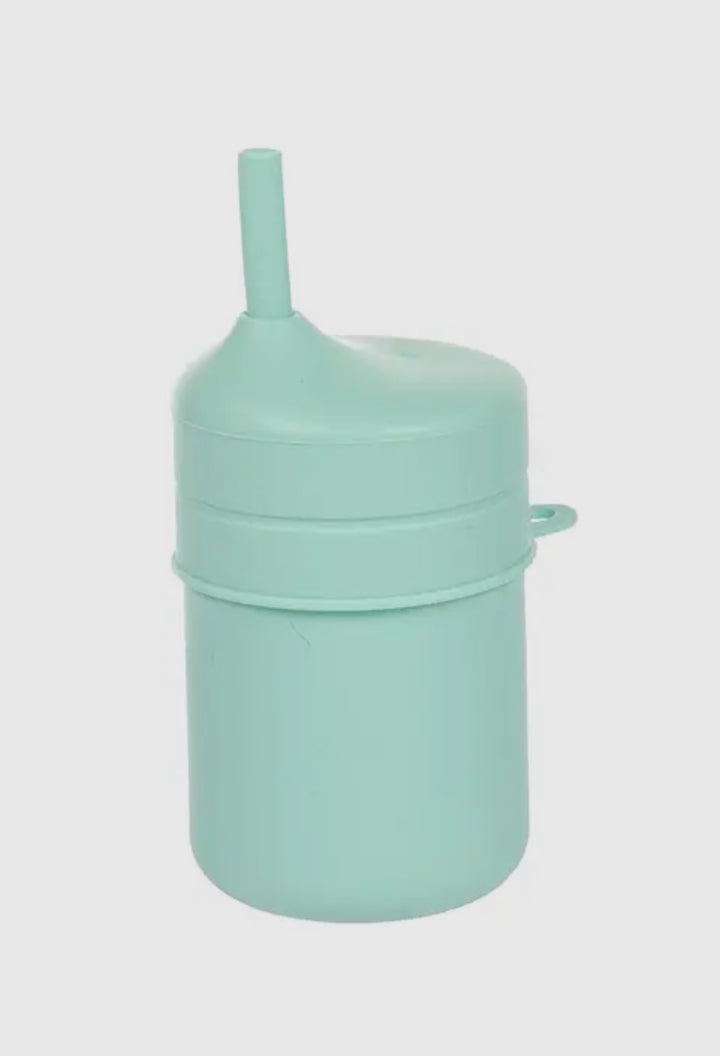 Silicone Cup with Lid and Straw