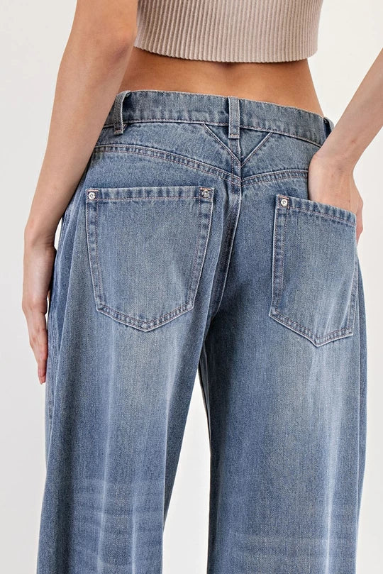 Roll With It Wide Leg Jeans