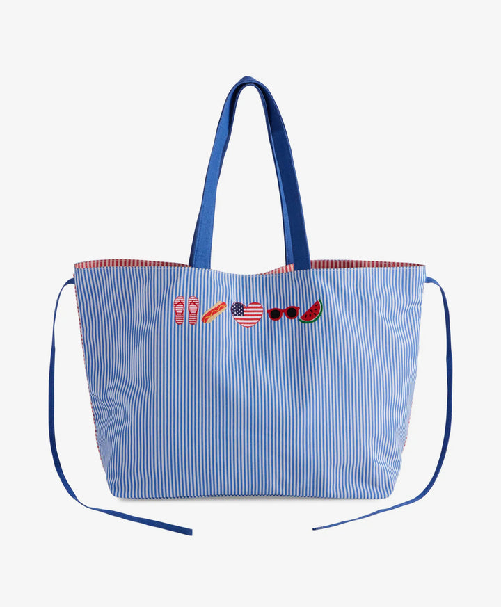 Americana Tie-Up Tote
