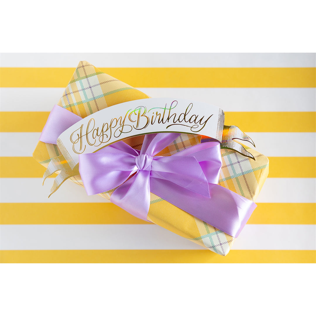 Happy Birthday Banner Table Accents