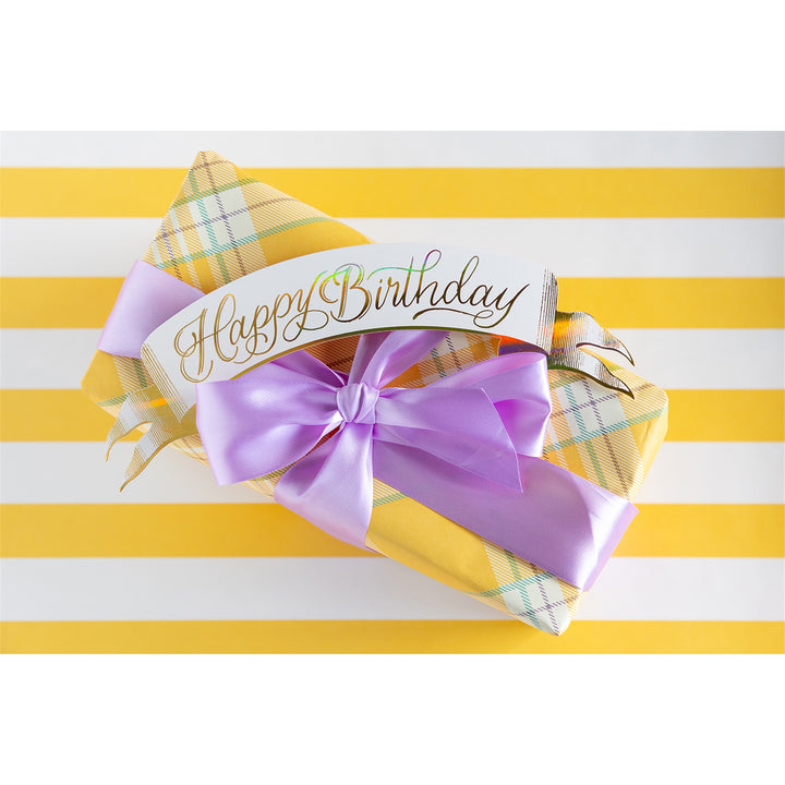 Happy Birthday Banner Table Accents
