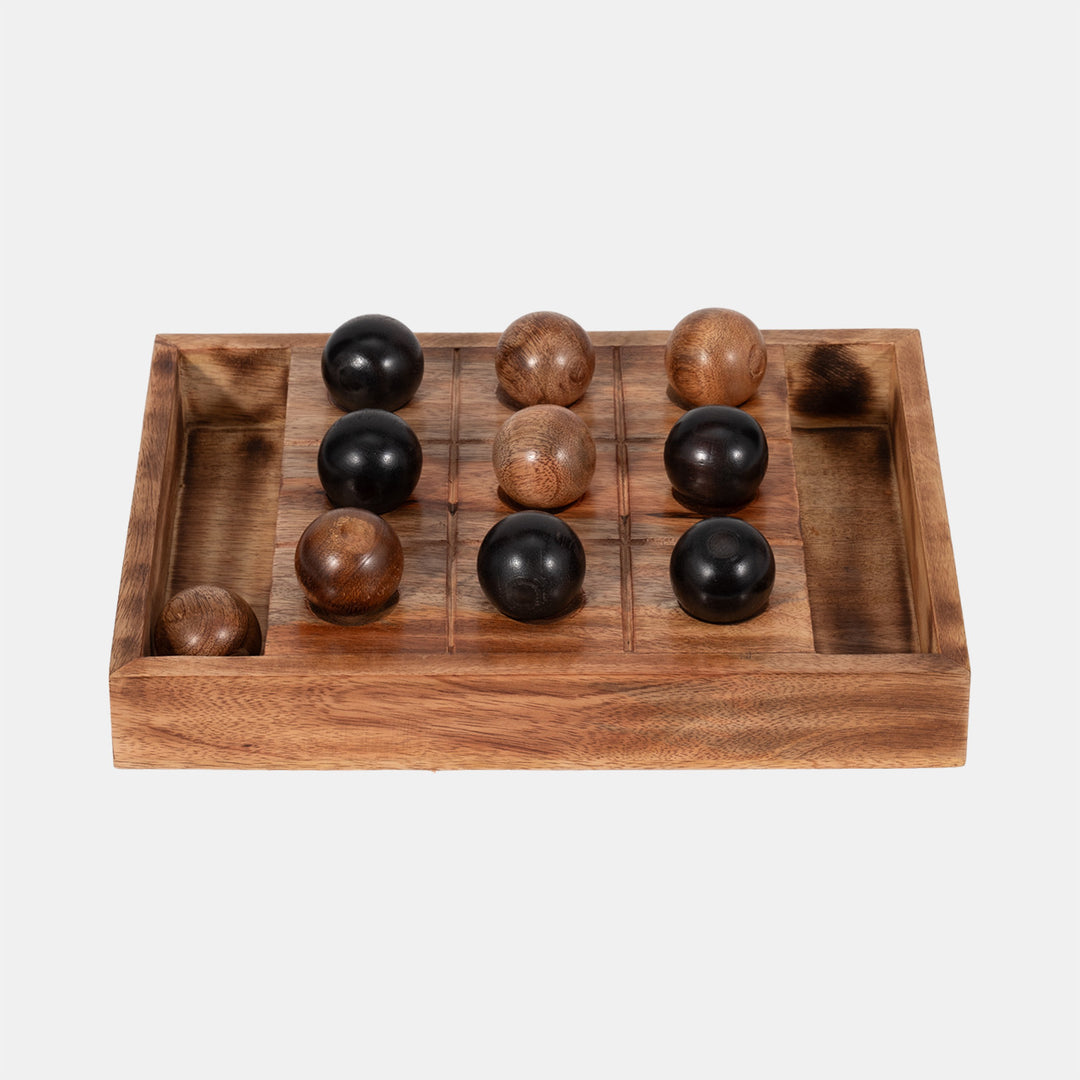 Heritage Wood Tic-Tac-Toe Board