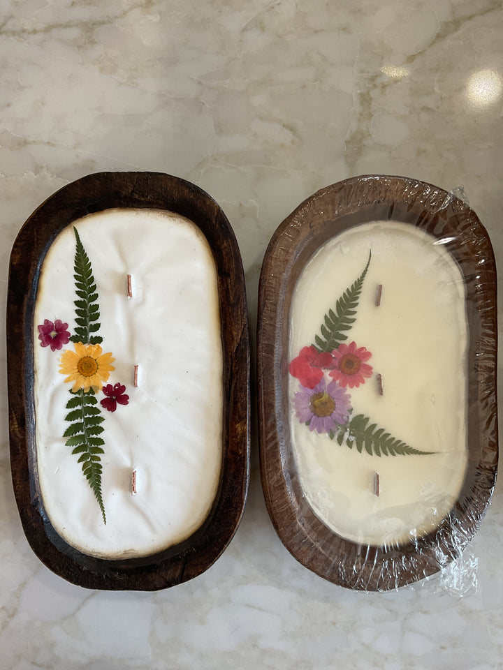 Dough Bowl Hand Poured Candle - Small
