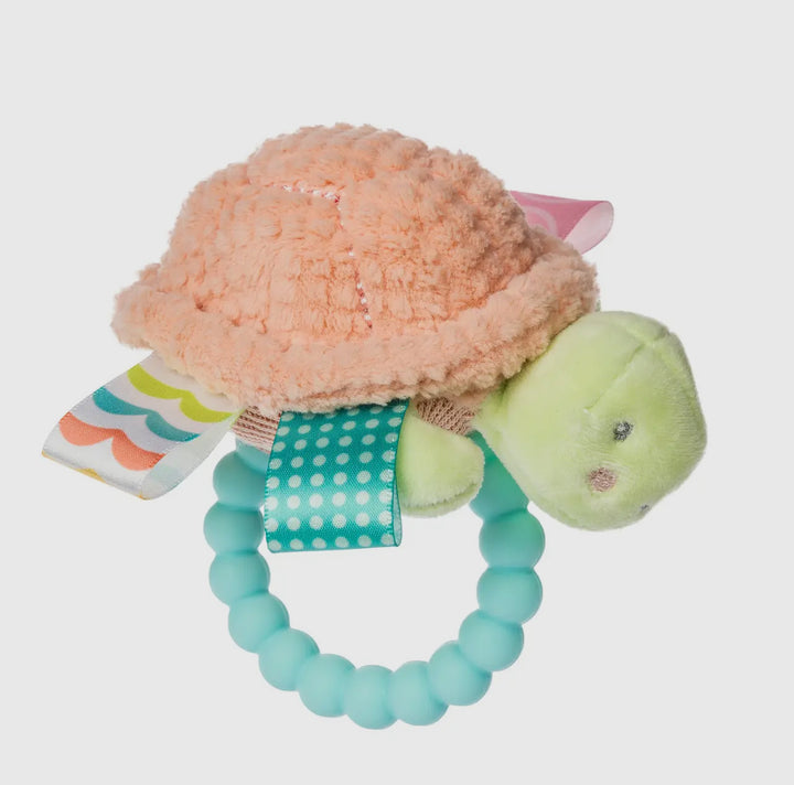 Turtle Taggie Teether Rattle