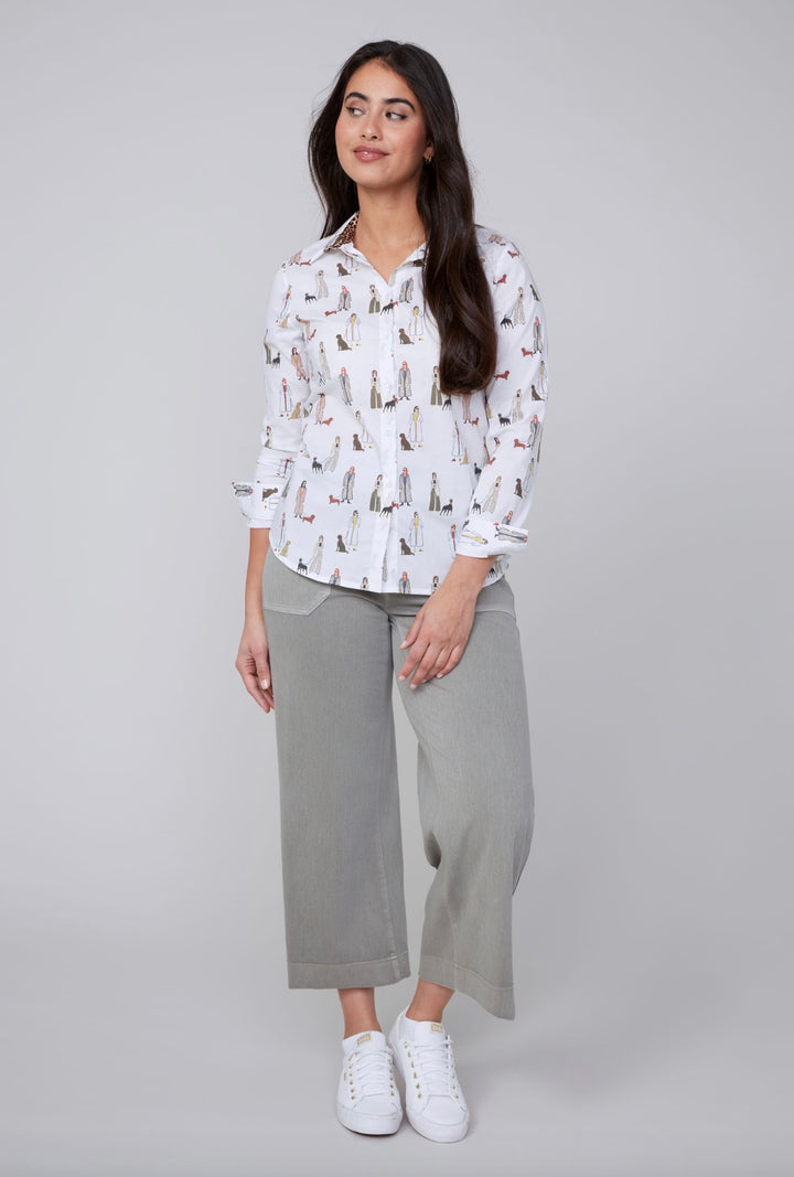 Walk the Dog Button-Up Shirt