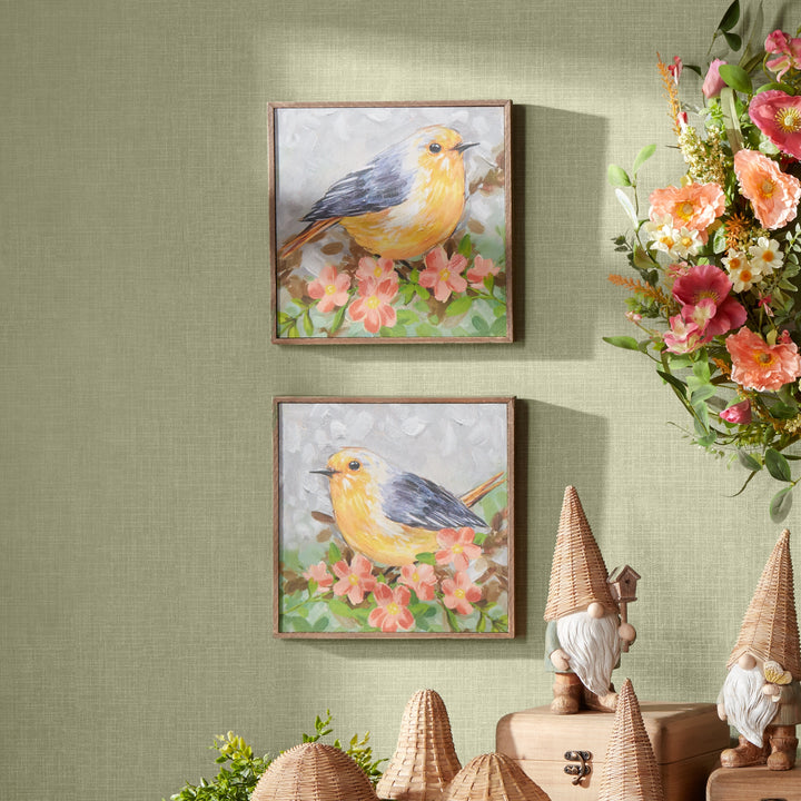 Garden Songbird Framed Art
